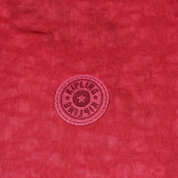 Vintage Y2K Kipling Crossbody Messenger Style Shoulder Hand Bag Keychain Red Pk - Picture 3 of 11